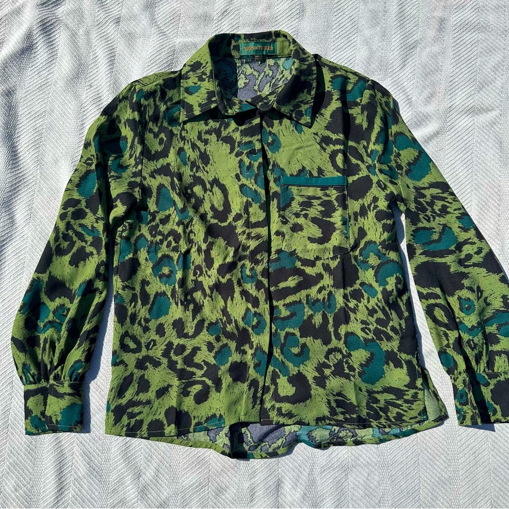 Signature8 animal print blouse
